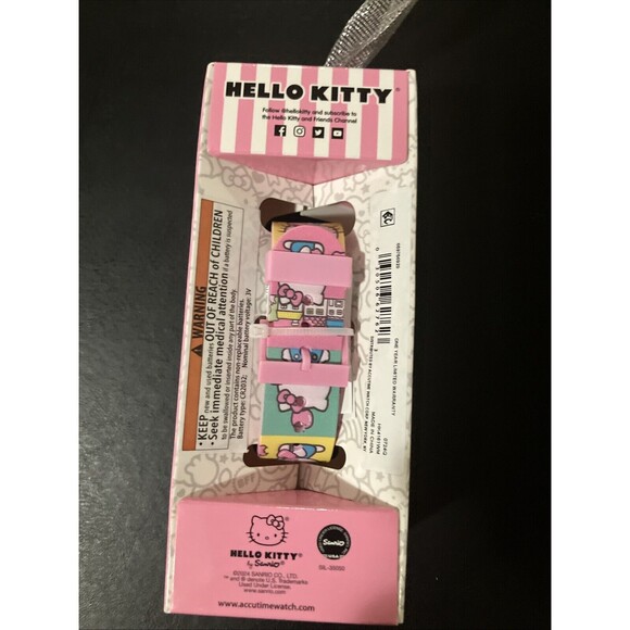 Hello Kitty Pastel Rainbow LED Wrist Watch Multi-Color - Picture 9 of 10